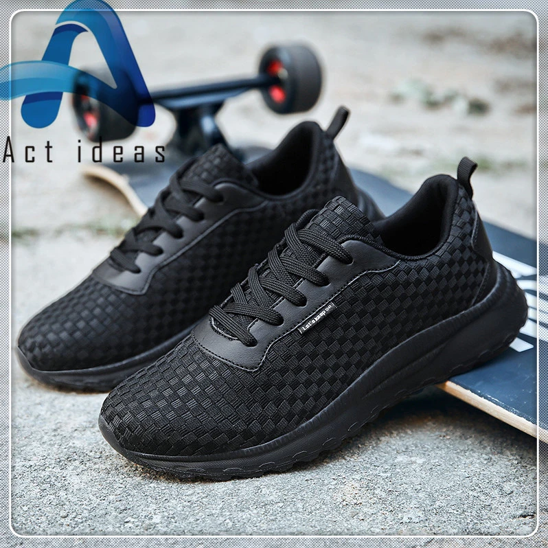 Men's New Style Casual Fly Woven Breathable Mesh Cloth Shoes