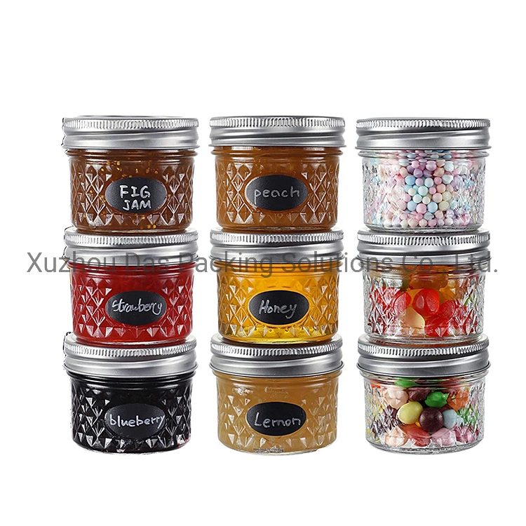 Wholesale/Supplier 4oz 120ml Wide Mouth Food Storage Honey Yogurt Jam Spice Mini Canning