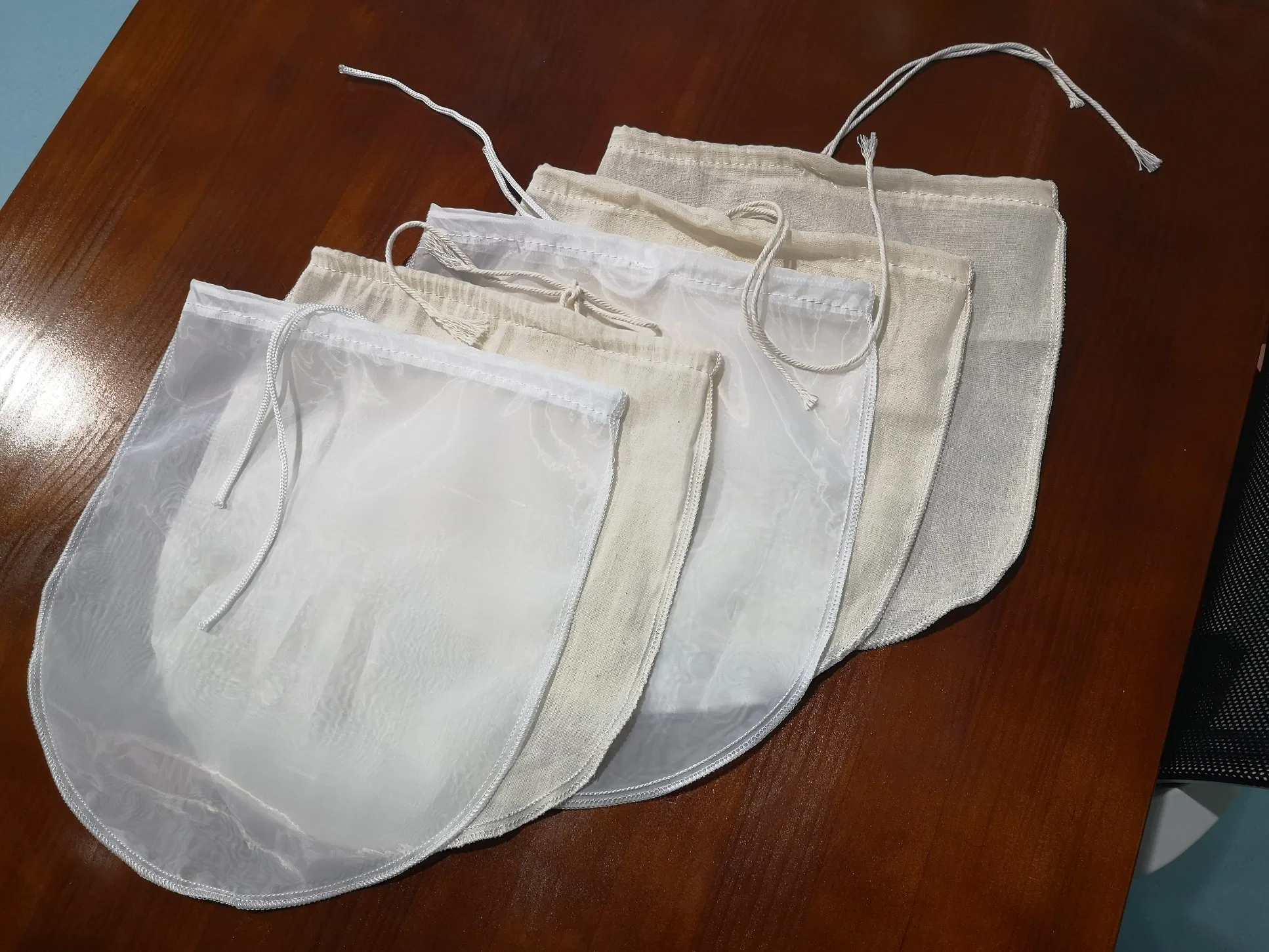 Organic Cotton Filter Bag Nut Milk Juice Bag