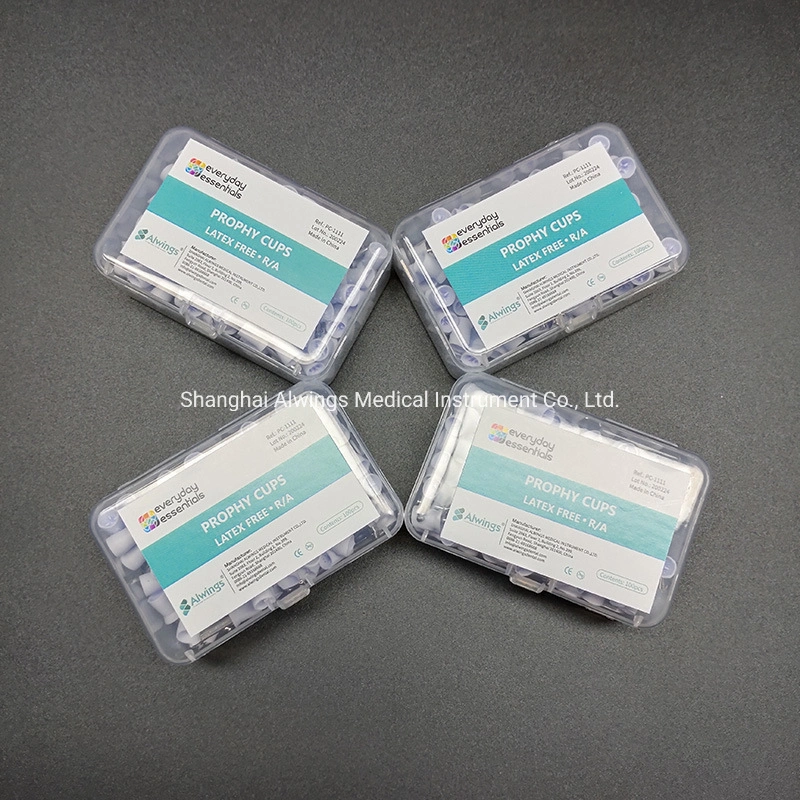 Latch Type White Dental Disposable Prophy Cup