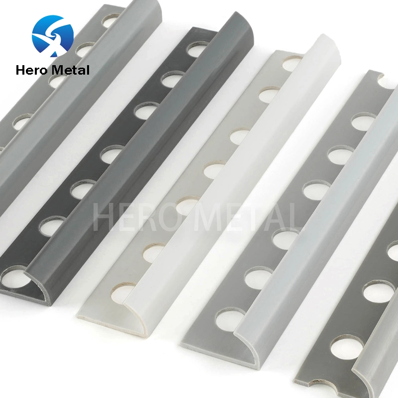 Factory Price Tile Accessories High quality/High cost performance  Quarter Round PVC Edging Strip