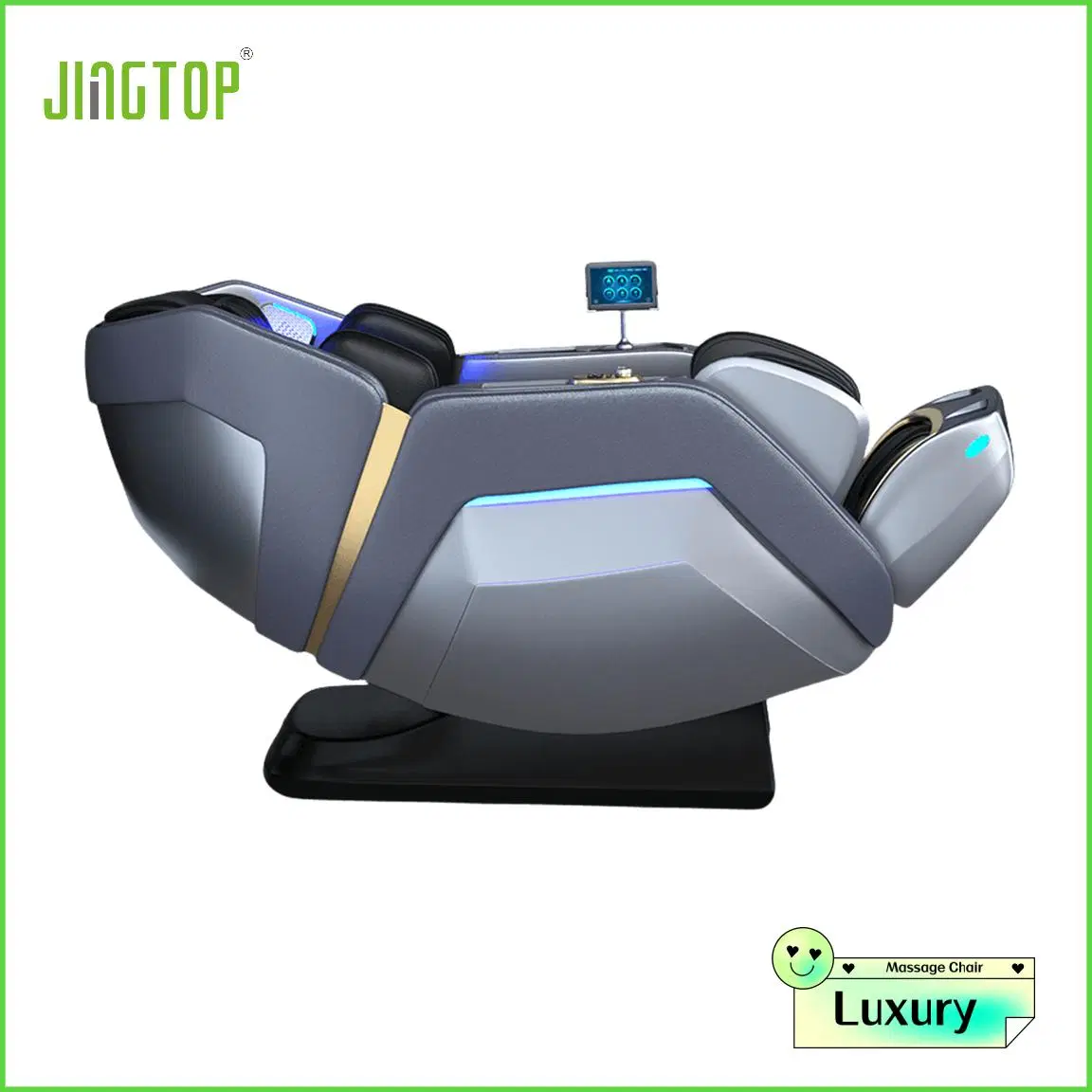 Jingtop Factory Direct 3D 4D نمط جديد بلا خطورة HiFi كرسي تدليك إمالة الموسيقى