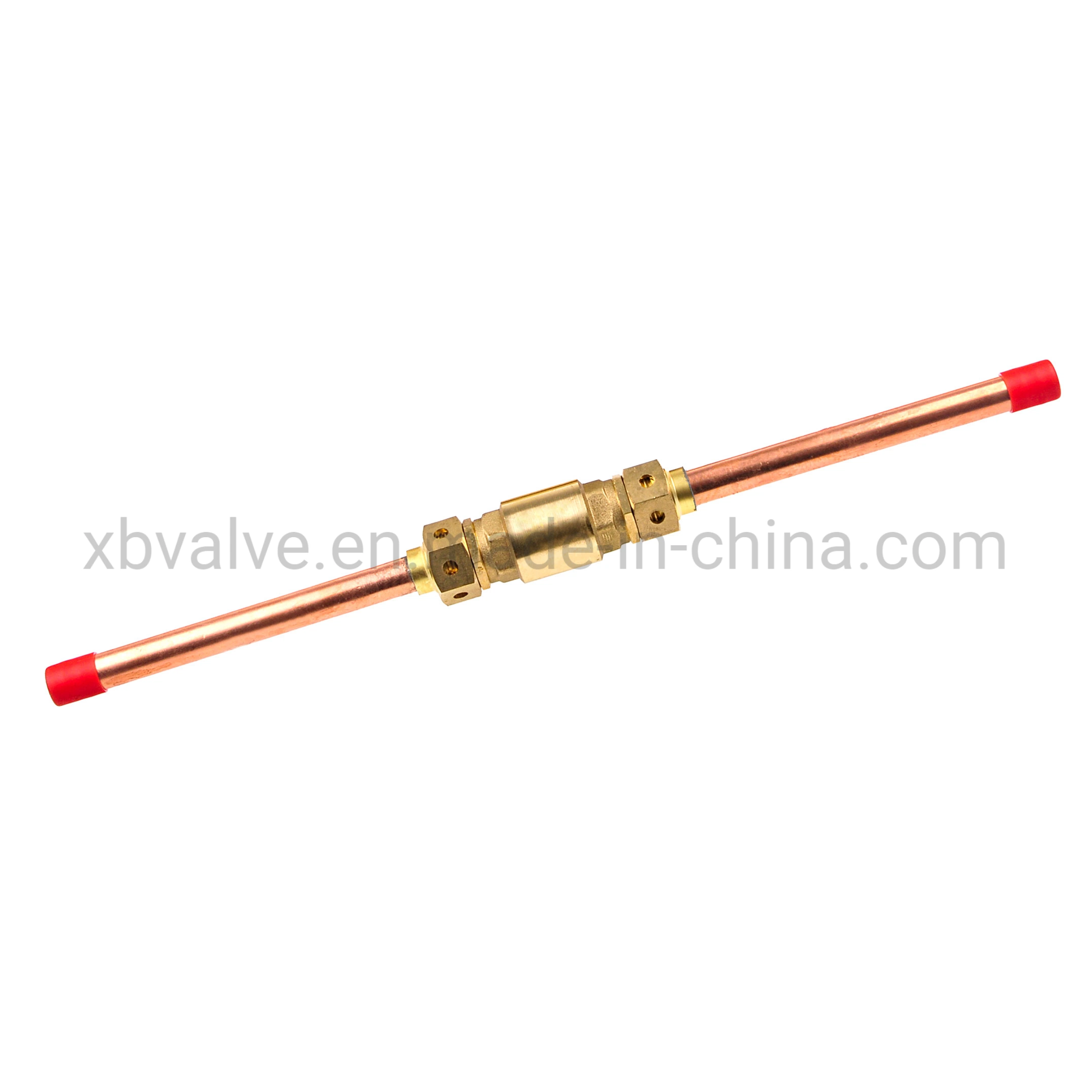 High Quality Brass Full Bore Medical Lockable Line Valve Chinese Supplier