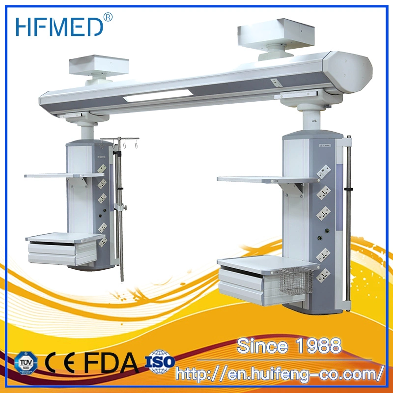 Ceiling ICU Bridge Double Revolving Arm Medical Pendant (HFP-C+E)