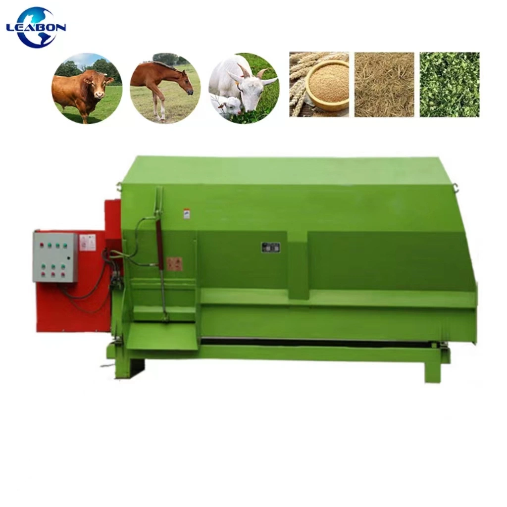 Dairy Farming Tmr Feed Mixer 9cbm Livestock Cattle Camel Fodder Mixing Machine