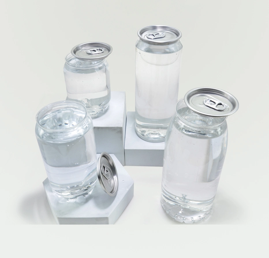 Transparent 250ml 350ml 500ml 650ml Plastic Bottle Juice Drinks Canned with Lids