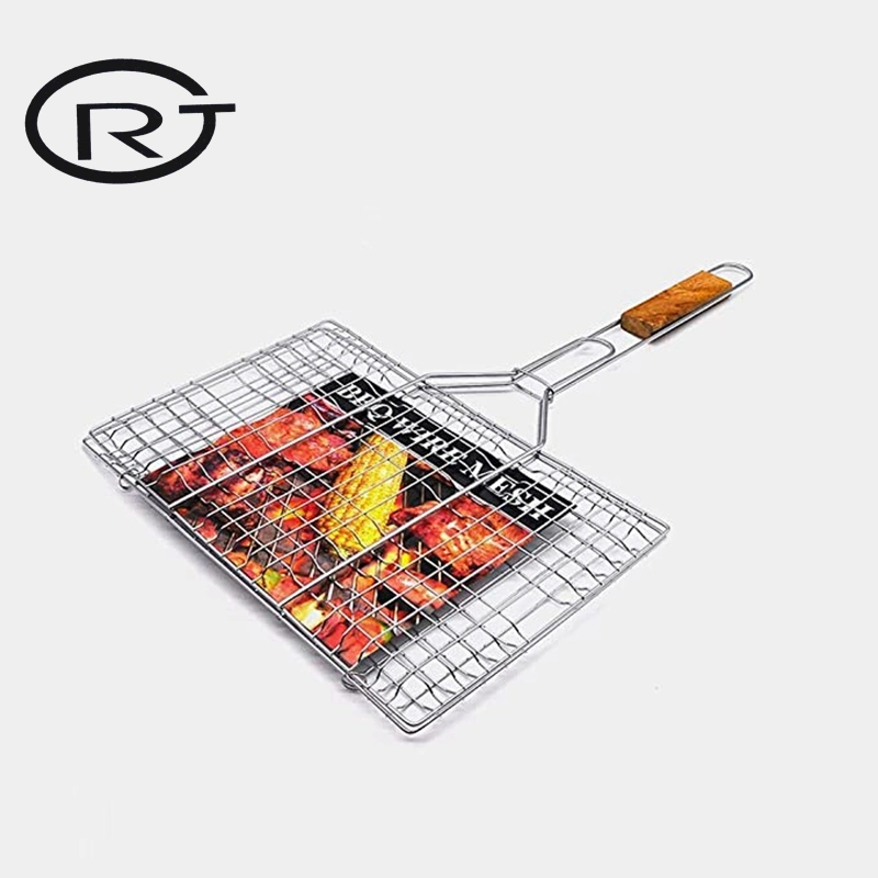 Grille métallique pour barbecue en acier inoxydable de taille personnalisée avec Prix usine