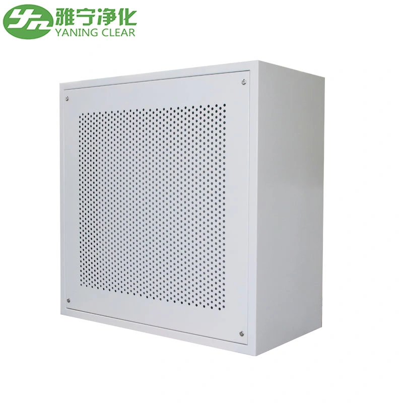 Yaning GMP Clean Room Standard Powder Coated Terminal HEPA Filter Box