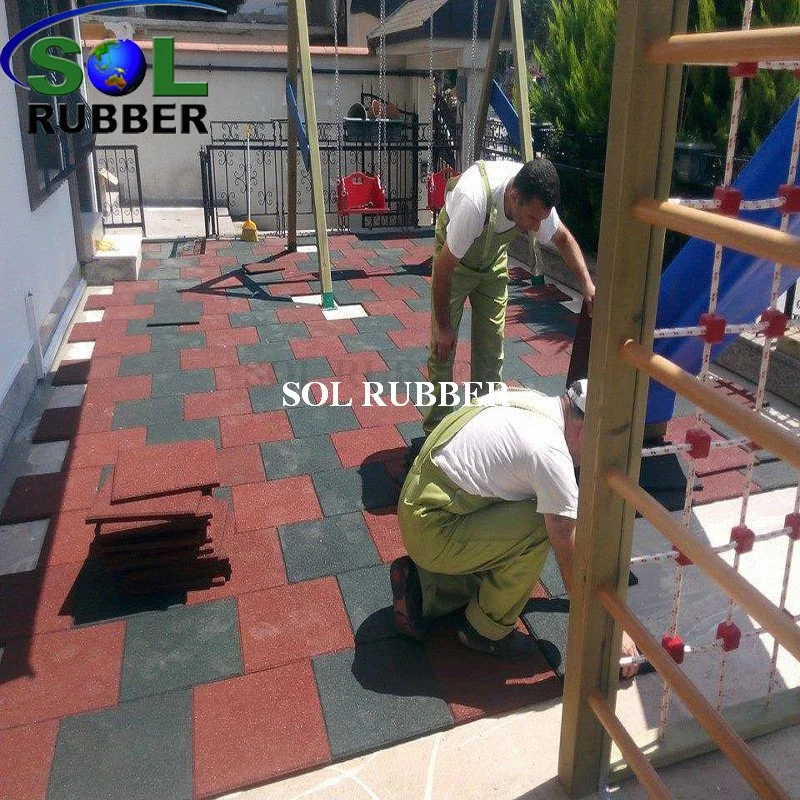 Sol Rubber China Wholesale/Supplier Playground Outdoor Rubber Flooring Mat