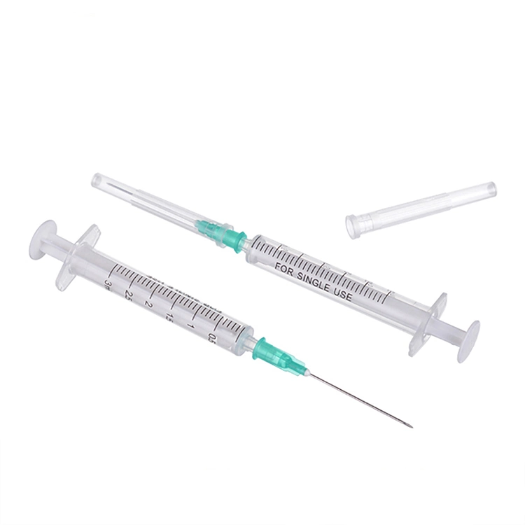 Two Parts Disposable Medical Syringes 2ml, 3ml, 5ml, 10ml, 20ml