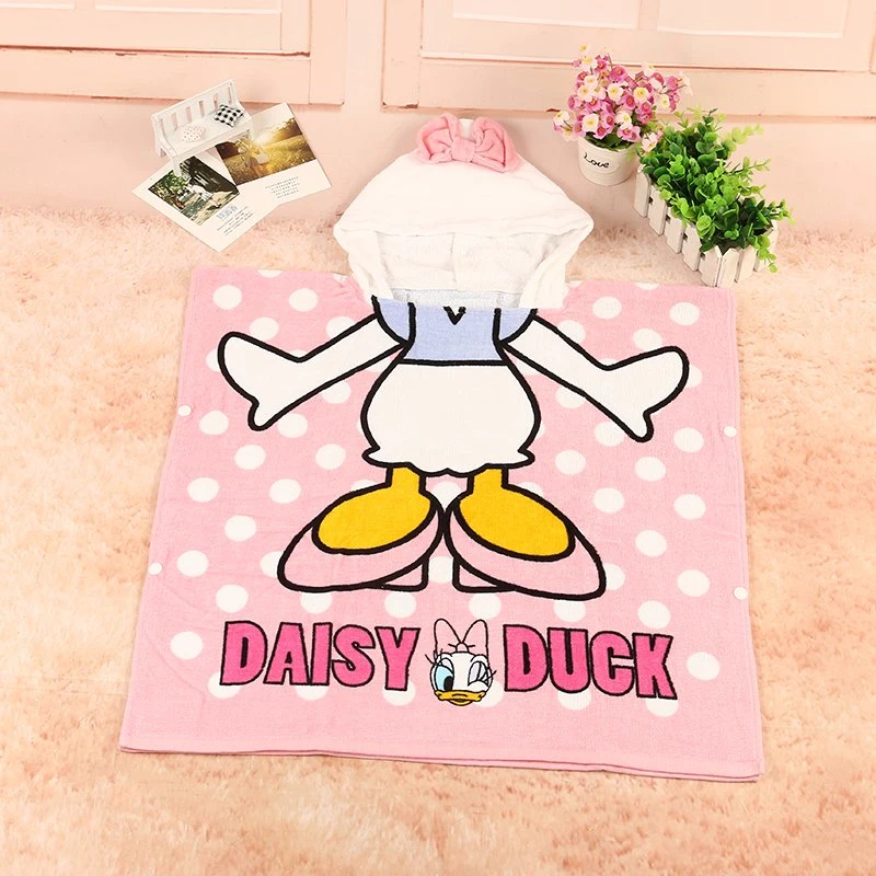 Custom Logo Kids Darling Soft Hooded Bath Bathrobe Clothes Animal Towel Infant Toddler Gown