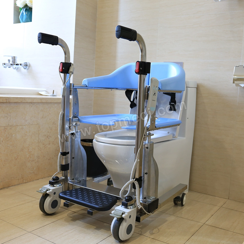 Customized New Multi-Function Walking Frame Folding Stool Commode Wheel Transfer Shower Chair