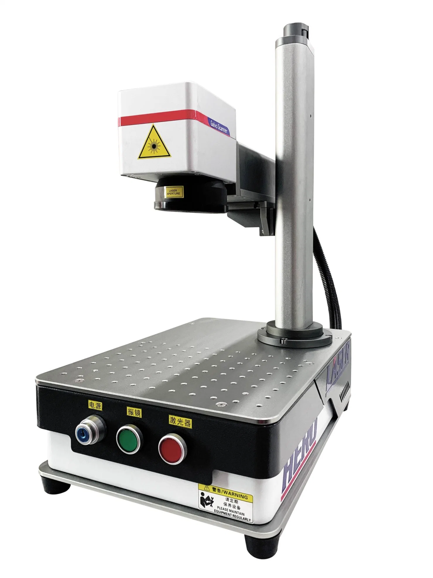 Most Reliable Technology with Fiber Source 20W Laser Marker for Electronic Products