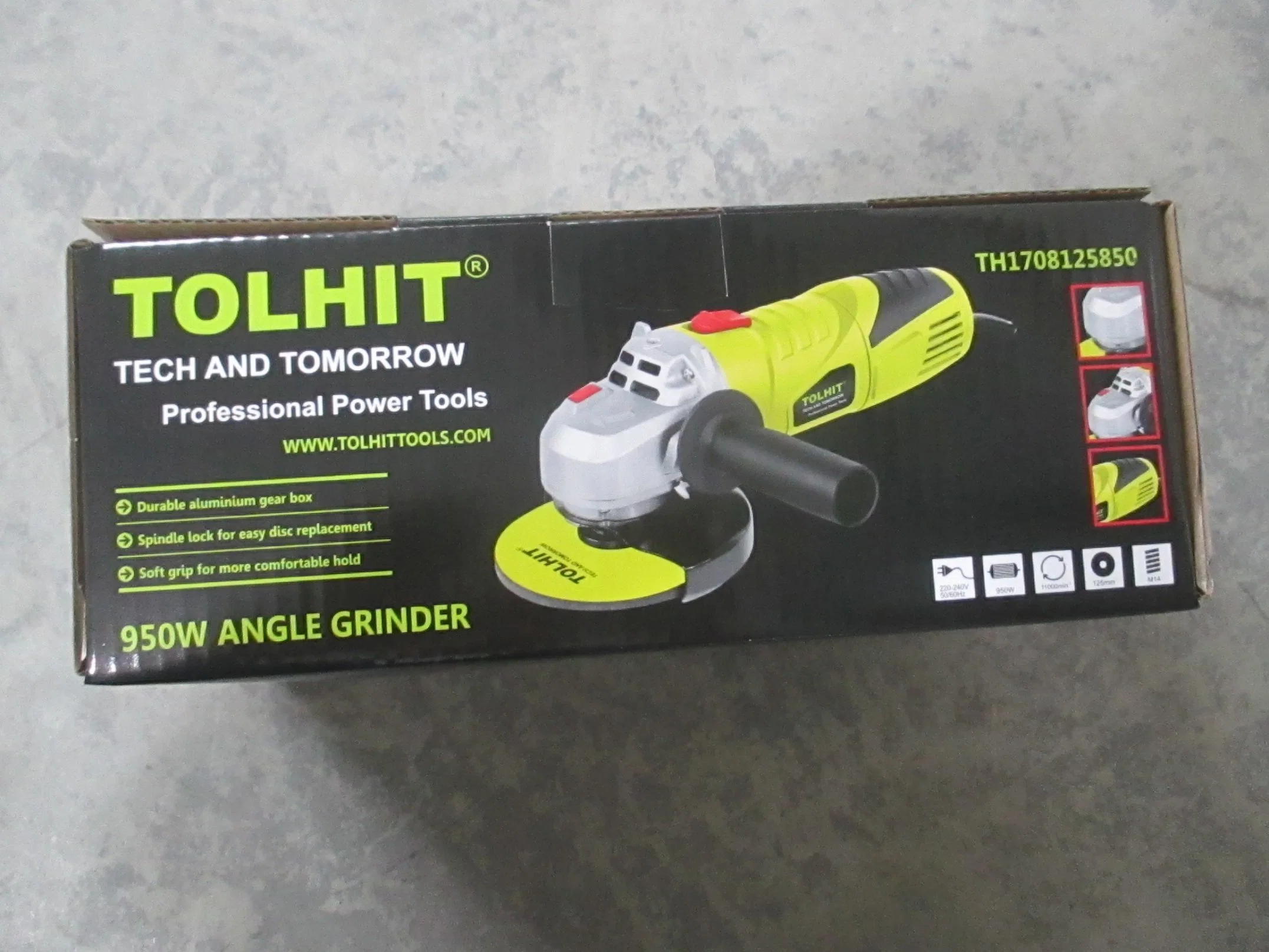 Tolhit Hersteller Großhandel 125mm Winkelschleifer Professionelle elektrische Power Tools