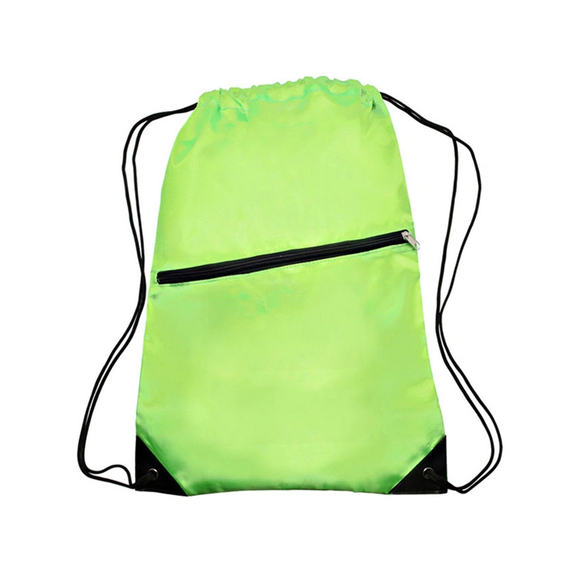 Promoción baratos 210D Forro bolso de cordón de cordón de regalo Gymnasia mochila