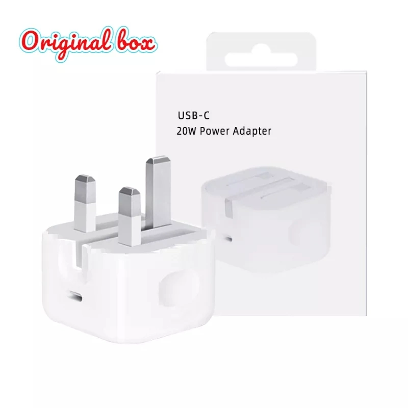 2022 Hot for iPhone13 Original Adapter Pd 20W Charger USB-C Fast Charger EU Us Plug 18W Wall Charger Cable for iPhone 13 12