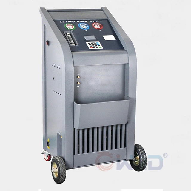 Reparações da carroçaria automática recuperação/Ar do refrigerante do ar condicionado semi-automático e da máquina de carregamento Máquina de Reciclagem de Limpeza/recuperação de Carro do sistema de Ar Condicionado (WLDWLD-L520)