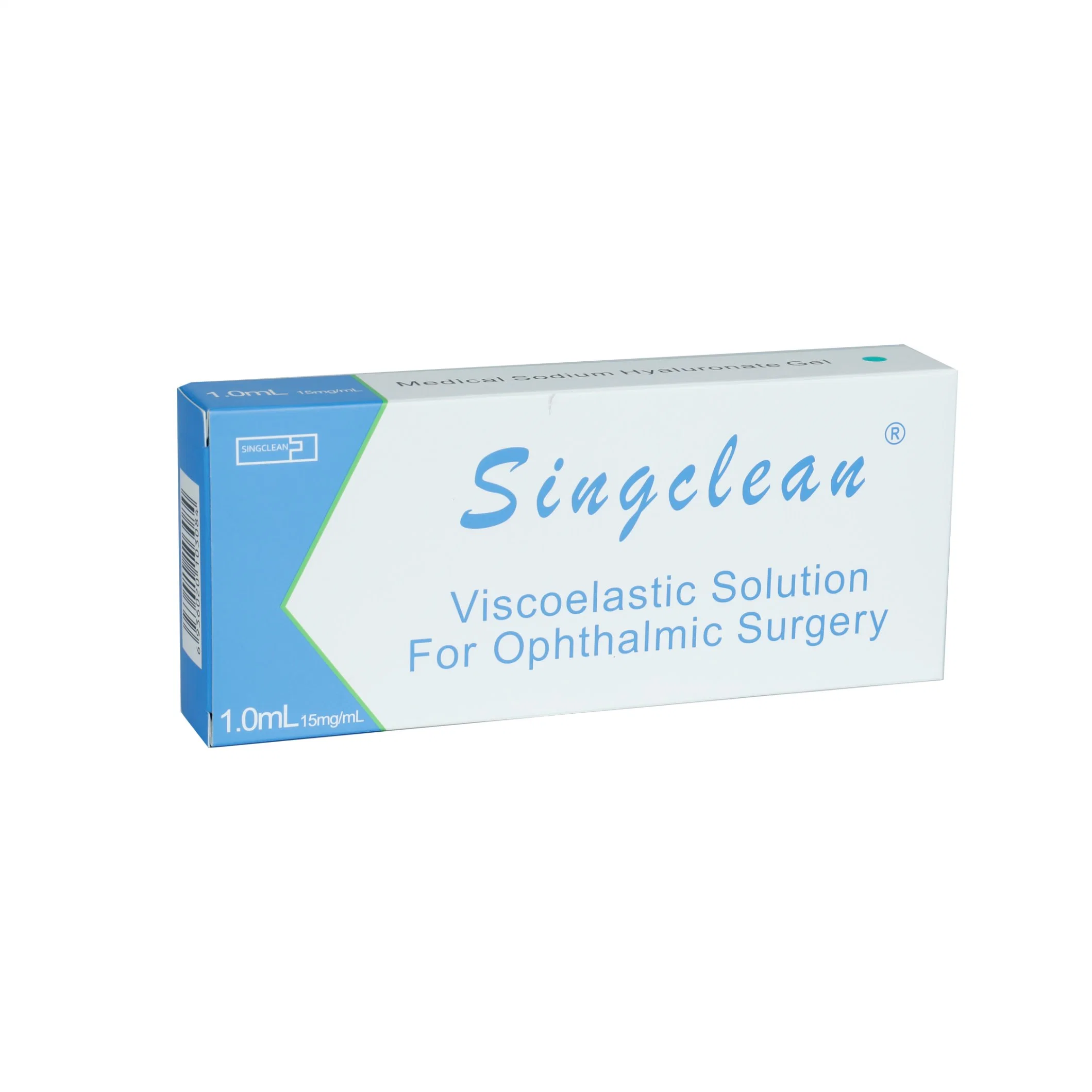 Avec le logo de l'impression de fournitures chirurgicales Matériaux Singclean 1ml/2ml Suppiler Ophthalmic