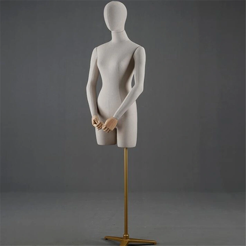 Hanging Half Size Flexible Dress Form Mannequin Female Torso