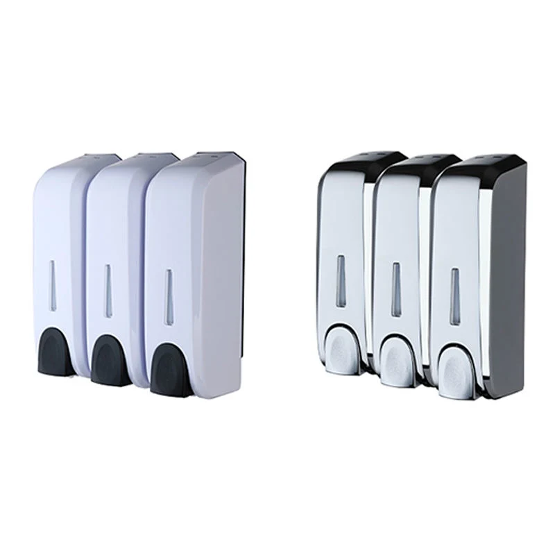 Wholesale/Supplier Factory Price ABS+PS Material High quality/High cost performance  300ml*3 White Soap Dispenser