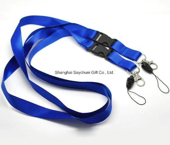 Custom Design Promotional Lanyards Material Polyester Nylon Ribbon Neck Strap