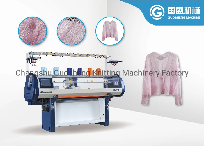 Cotton and Others Blended Yarns Flat Sweater Knitting Machine with Sinker