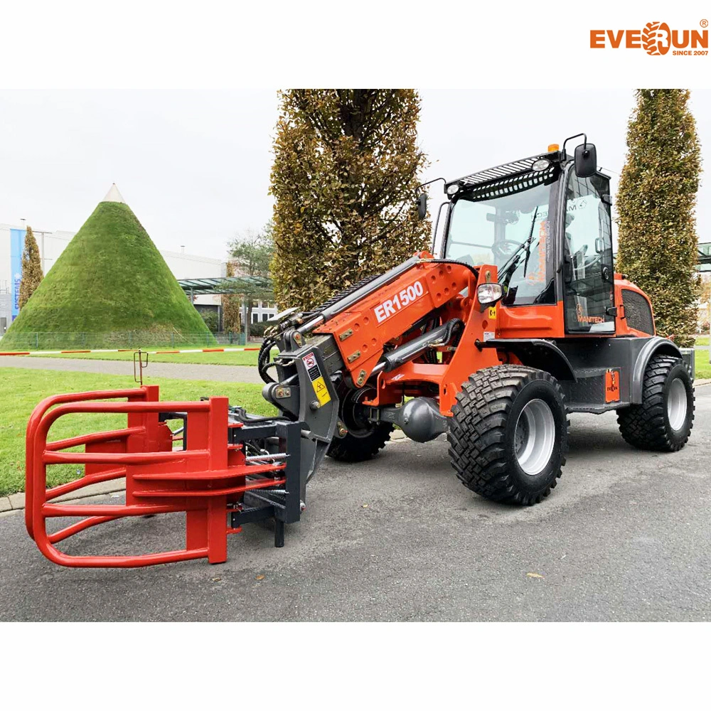 Everun 1.5t Er1500 Agricultural Machinery with CE Multifunction Mini Telescopic Wheel Front Loader