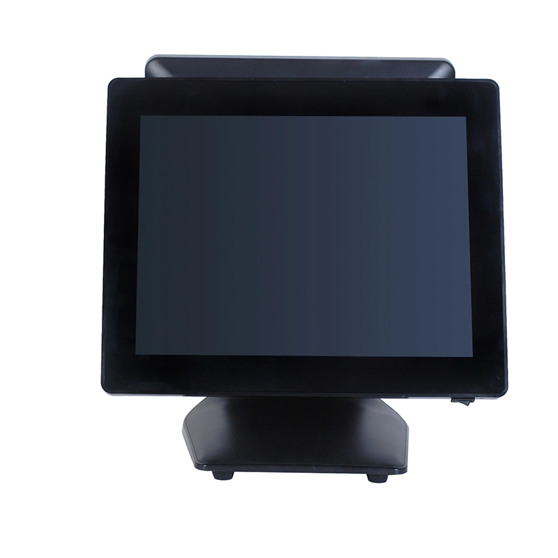 Dual Display 15 Inch True Flat Touchscreen All in One POS Terminal
