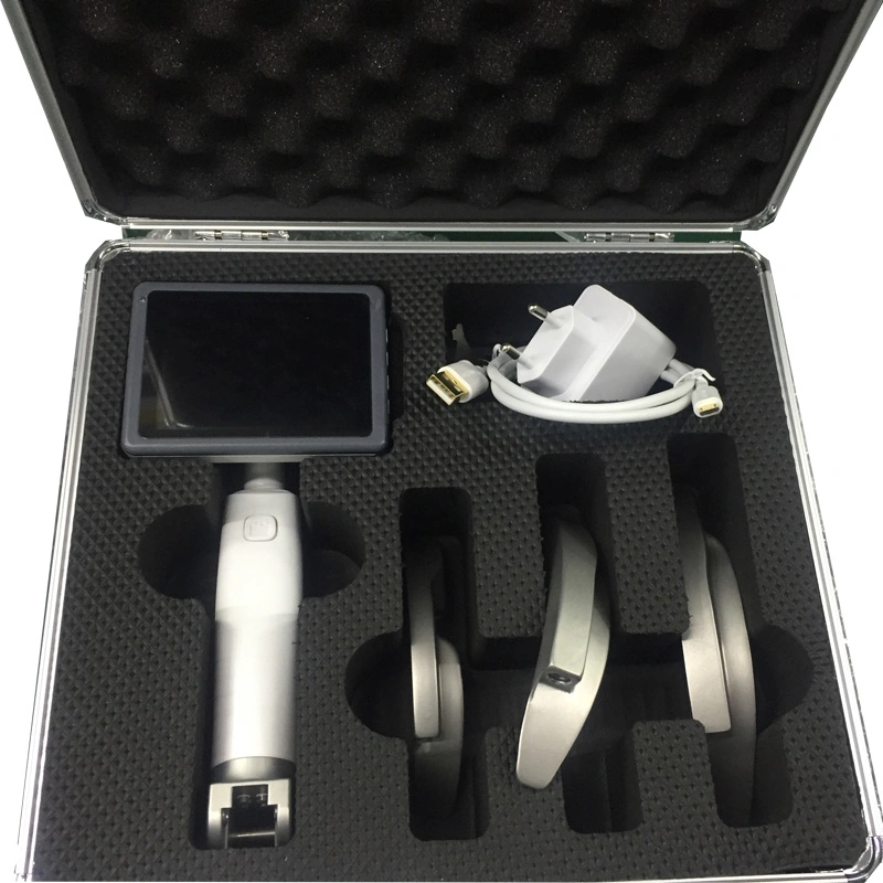 My-G054D Portable 3.5"Full View Reusable Blade Video Laryngoscope Set for Intubation