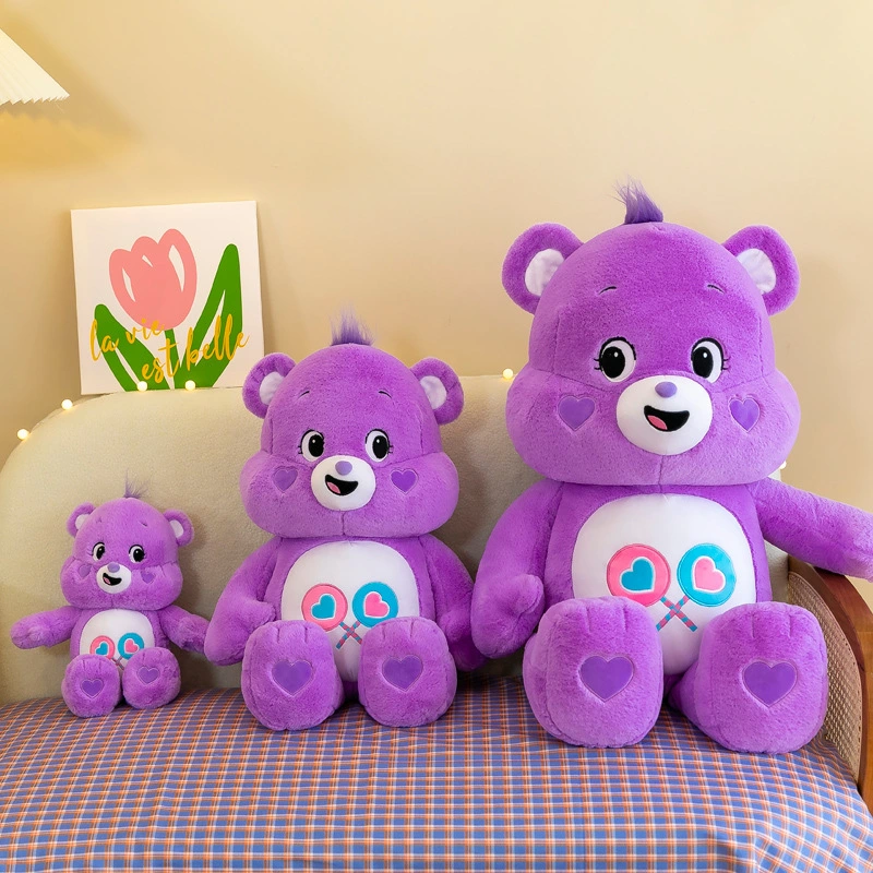 New Fashion Cute Animals Creative Color Bear Doll Manufacturers Design Personalized Fashion Decorative Soft Plush Toys