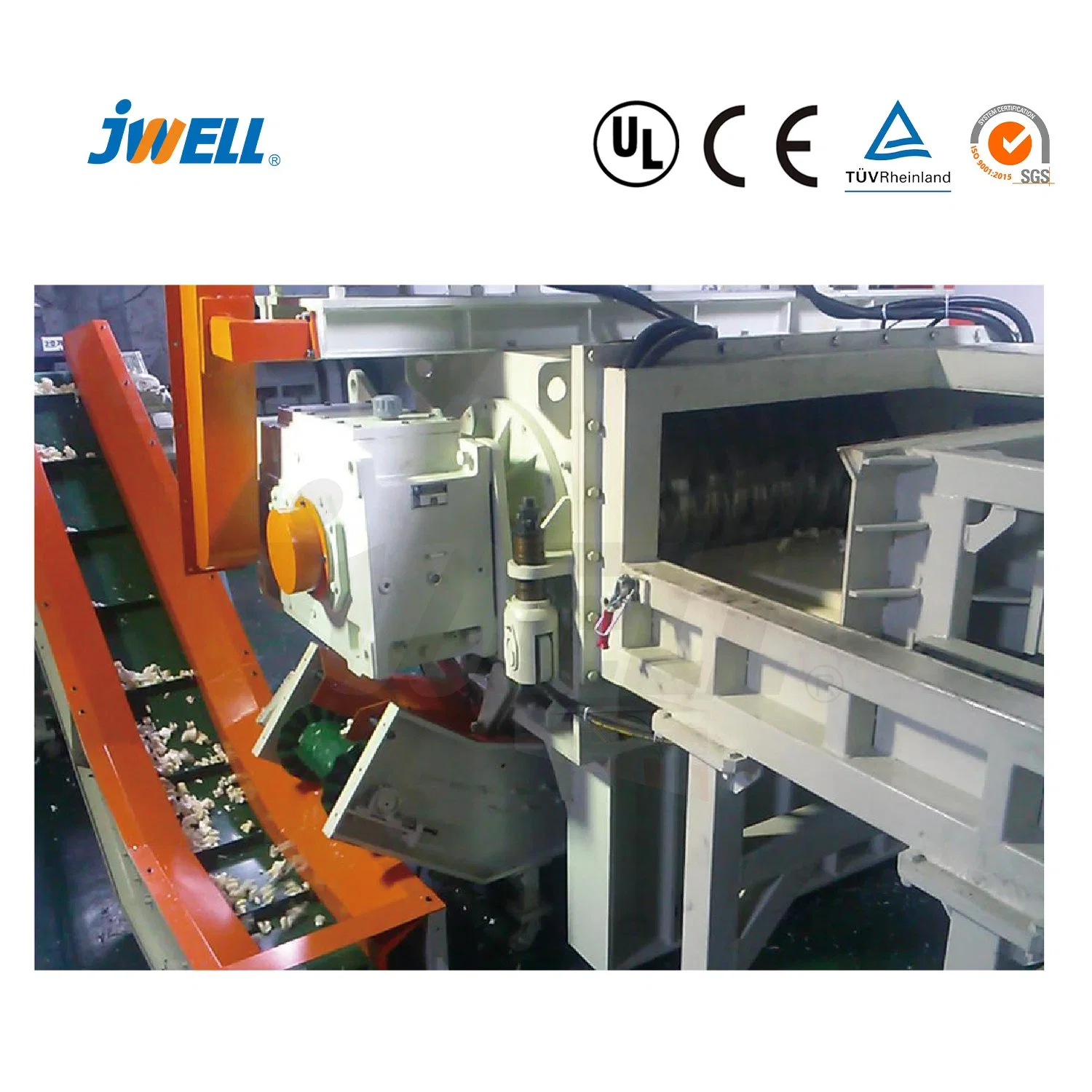 Jwell Plastic Machinery/ Pet Bottle Flakes Recycling/Crusher Machine/Pelletizing Machine