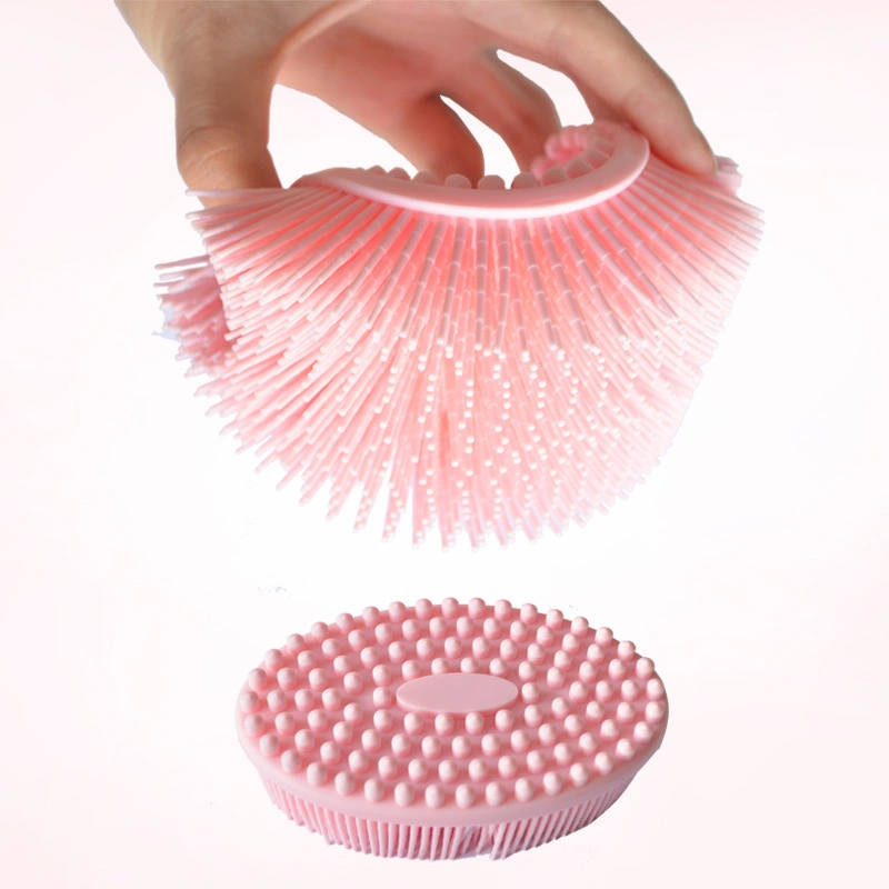 Full Silicone Head Silicon Hair Massage Bed Chair Salon Cleaning Basin Wash Massaging Shampoo Brush Scalp Massager