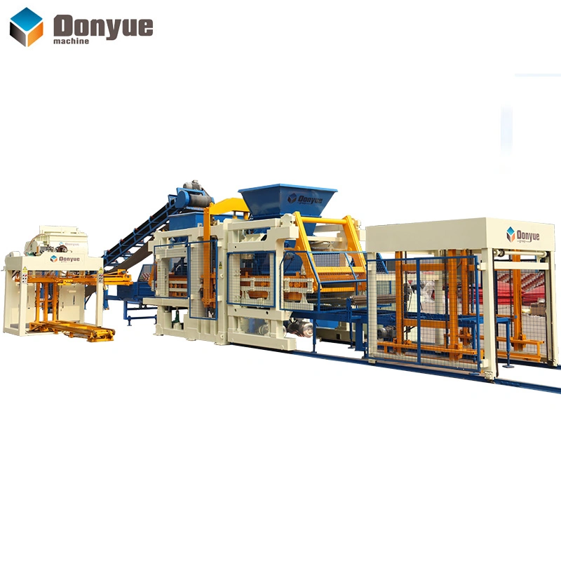 The Best Full Qt10-15 Automatic Concrete Hollow Block and Solid Brick Making Machine and Paving Block Machine