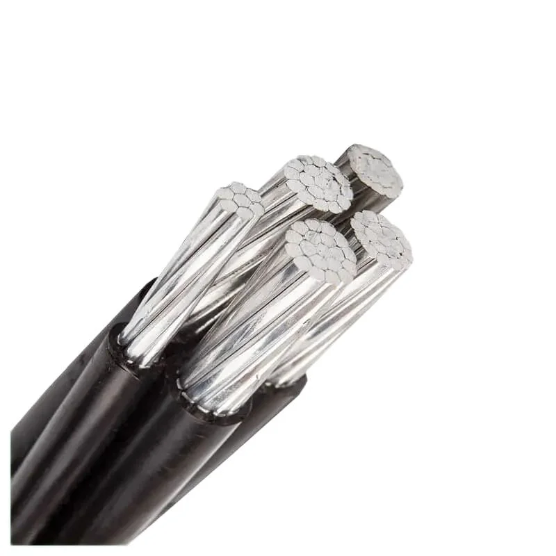 Duplex AAC/ACSR Conductor Overhead Power Transmission Used XLPE Twisted ABC Power Cable