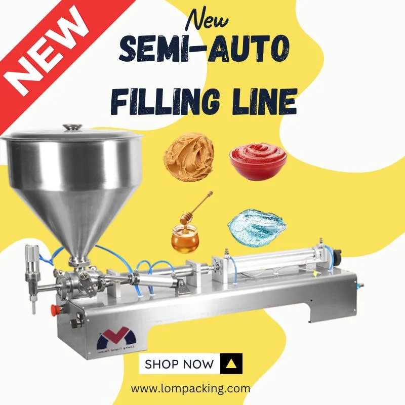 Single Head Chili Sauce Beauty Cream Bottles Quantitative Paste Filling Machine