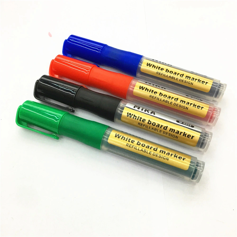 Refillable Whiteboard Marker Pen with Round Tip for Office Supply School Home