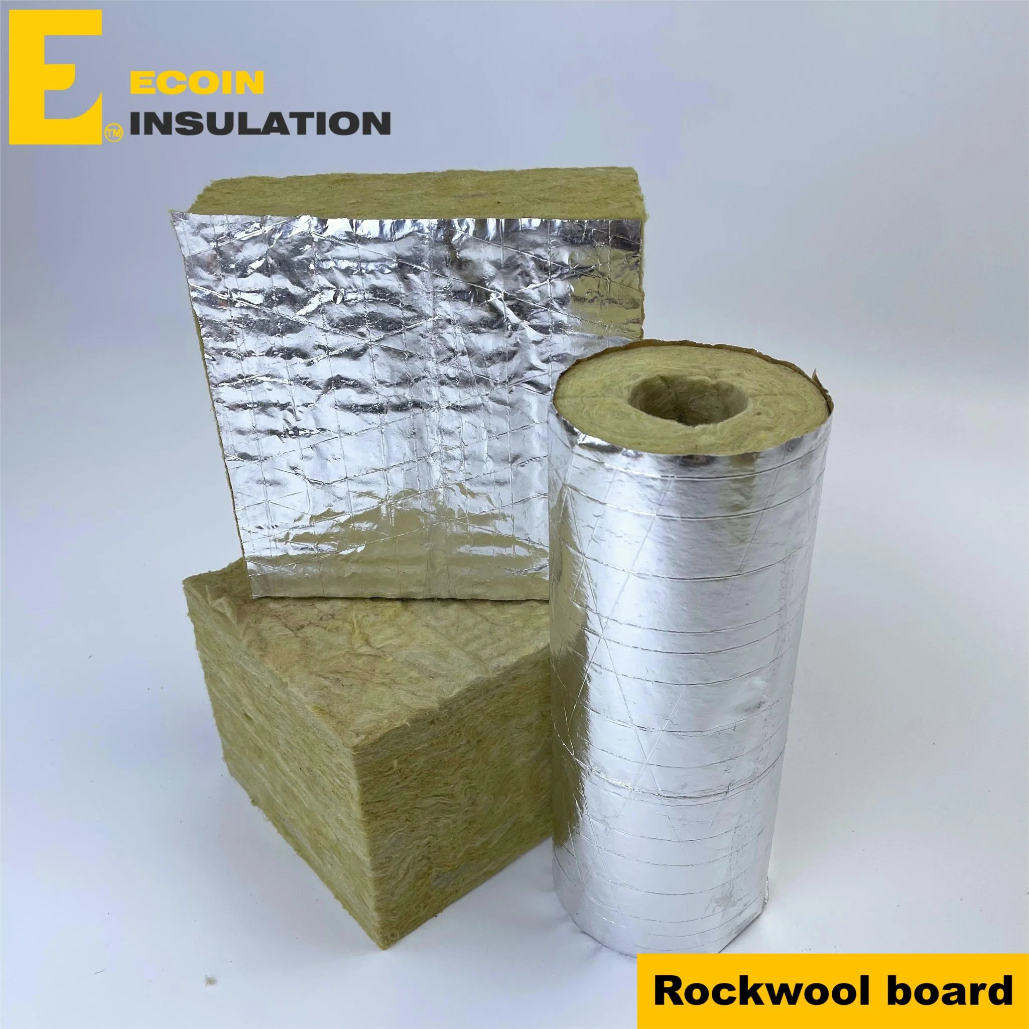 Acoustic Floor Insulation Supplier Sound Absorption Wall Panel Stone Wool Heat Seal Stone Wool Insulation Laminating