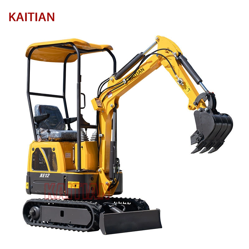 Mini Orchard Excavators 1.1 Ton Xe12 Excavator Support Customized Color