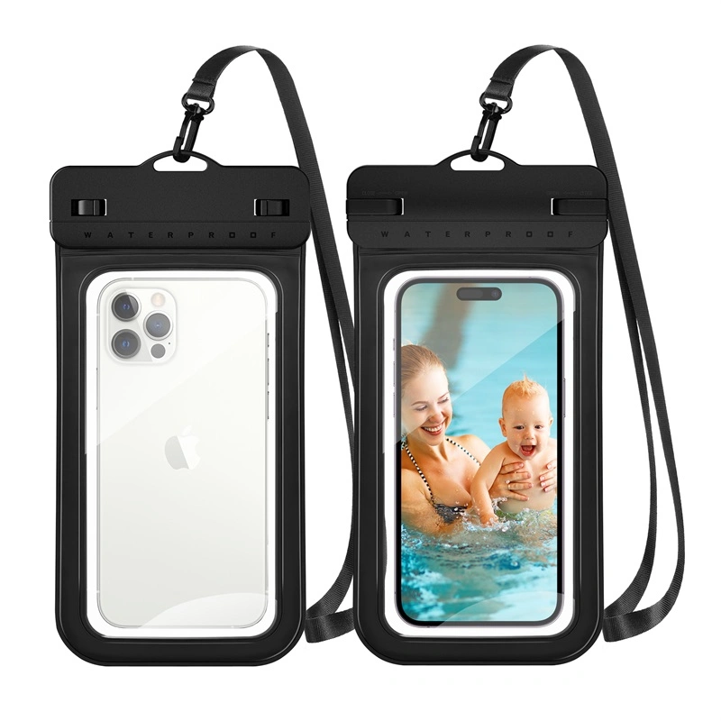 Universal PVC Waterproof Mobile Phone Bags for iPhone for Samsung Clear Waterproof Phone Case