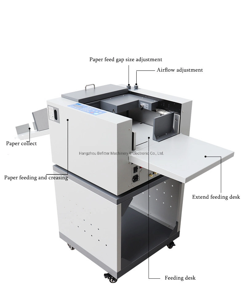 Automatic electric digital paper perforating creasing machine