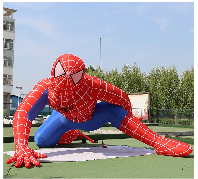 Boyi actividad Comercial al aire libre Promoción Publicidad carácter Spiderman modo Inflatable
