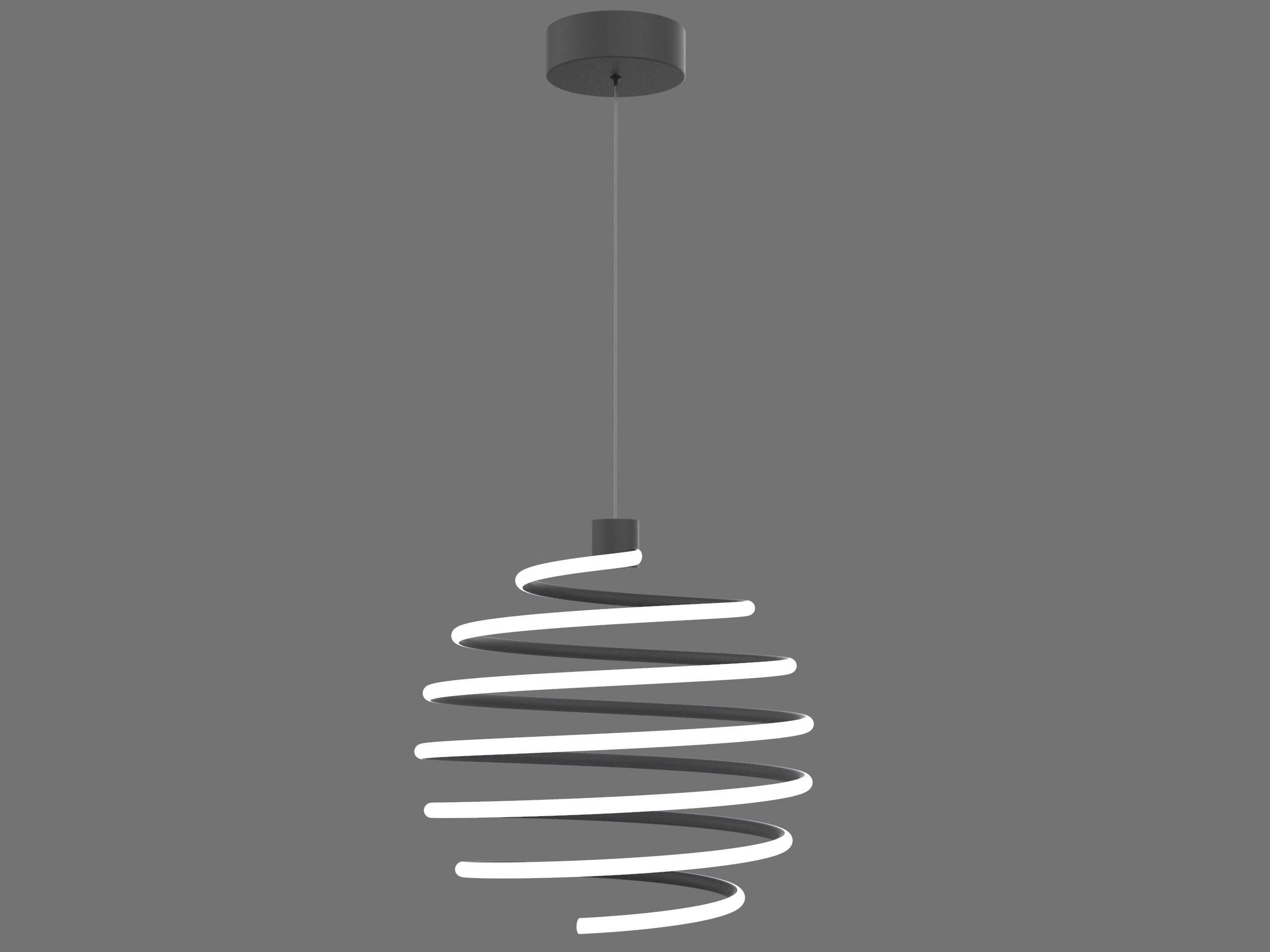 New LED Spiral Decoration Decor Lamp Modern LED Linear Pendant Light Ceiling Lighting