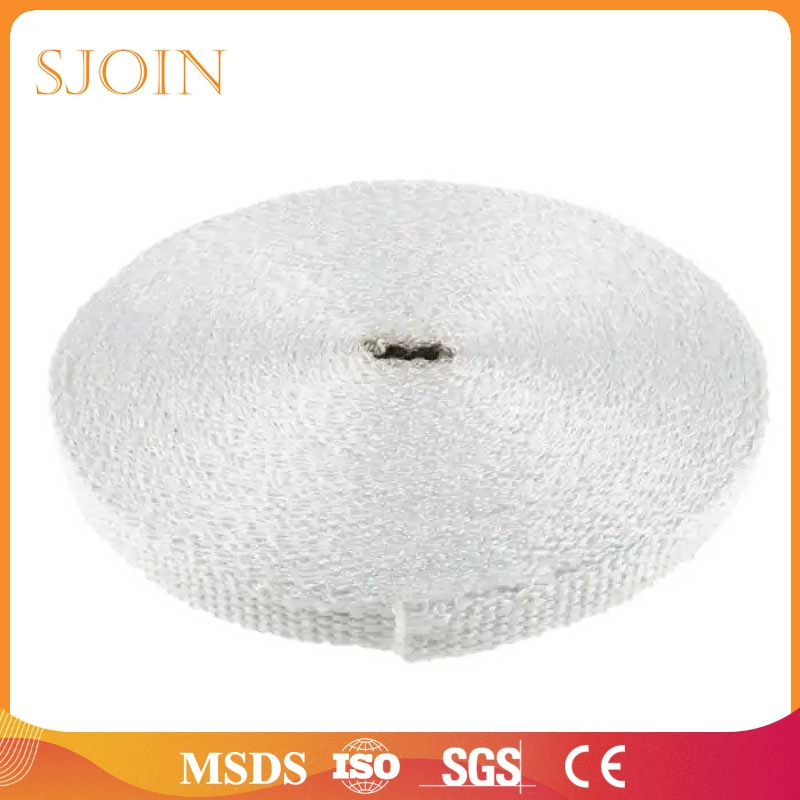 1260c Heat Proof Fire Fibre Wool Textiles CE, MSDS Fiberglass Tape Building Material Fiberglass Tape for High Temperature Pipe Thermal Insulation and Sealing