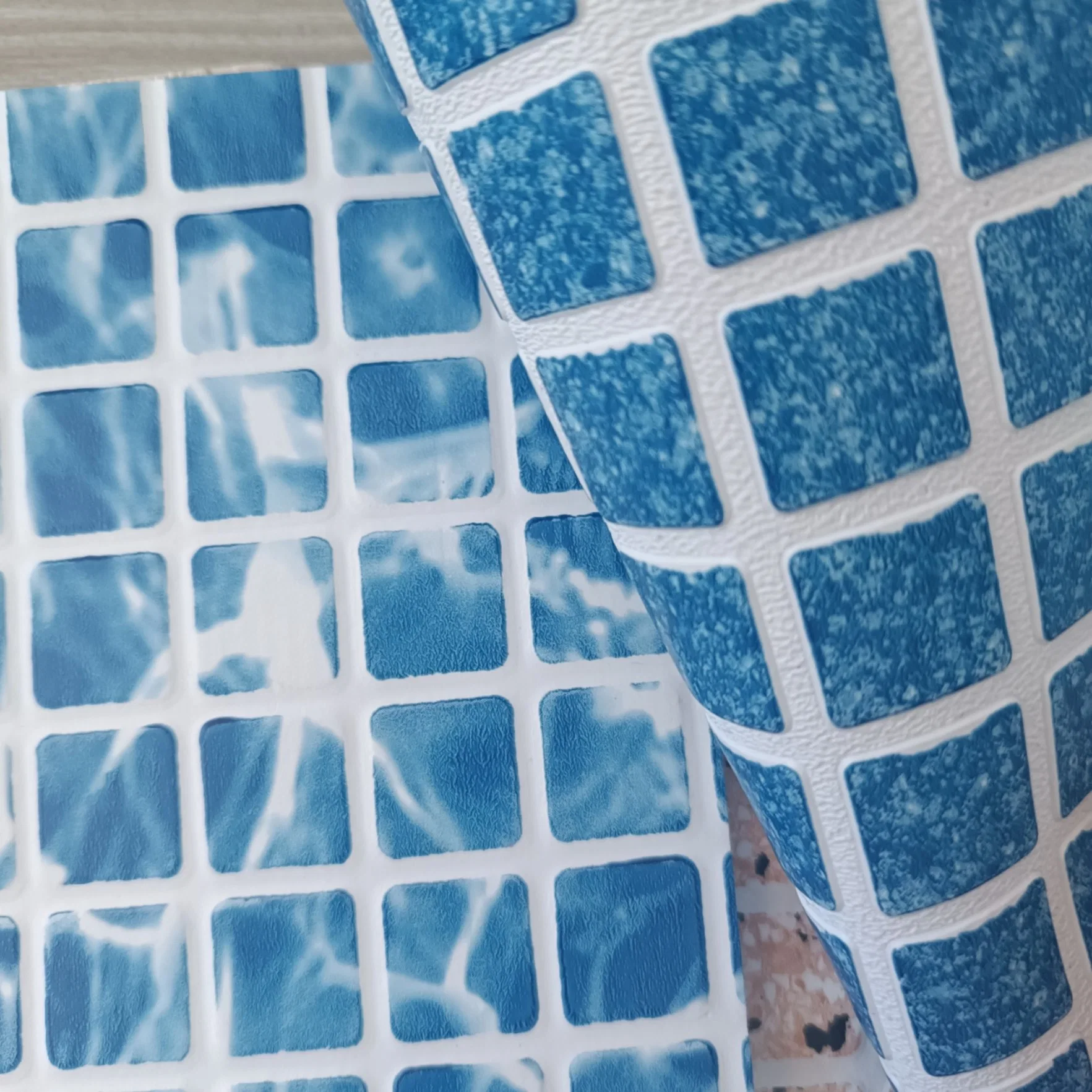 Hot Selling Plastic Product PVC Film High 3D Design Various Mosaic PVC Swimming Pool Liner for Swimming Pools