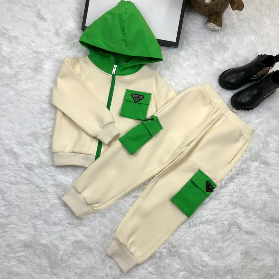 1: 1 Quality Children Apparel Kids Clothing with Designer Logo Apparel Luxury Brand Original Suit Sweater