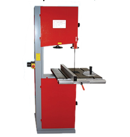 Máquina de corte eléctrica de precisión de 16" para procesamiento de láminas o tiras de madera / Mini Sierra de banda de madera vertical