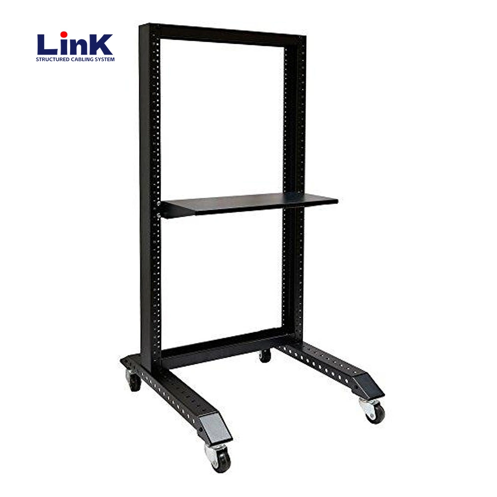 Aluminum Alloy Open Rack Network Cabinet 19 Inch Open Server Rack