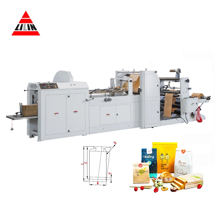 Forming Leisure Food Charcoal Price Kraf Paper Bag Making Machine