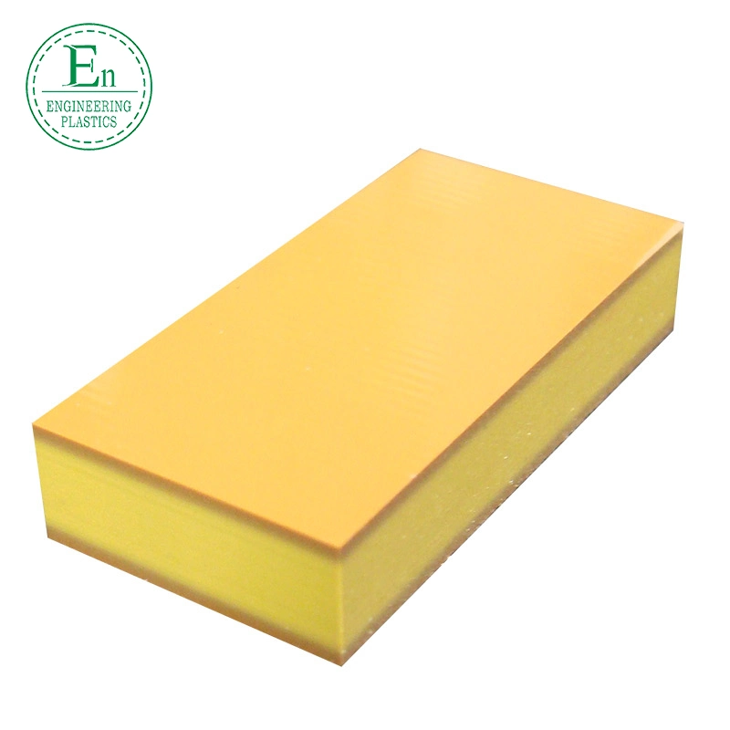 Yellow-Ochre Color Torlon 4203 Pai Sheet