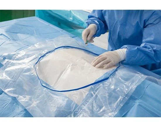 Manufacturer Sterile Fluid Collection Bags Liquid Collection Pouch for Eye Surgical Drape